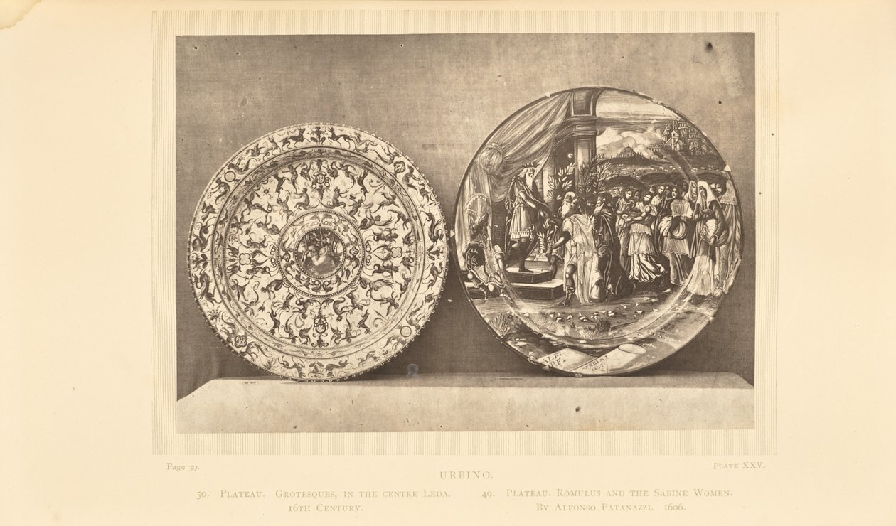 Zwei Platten von William Chaffers