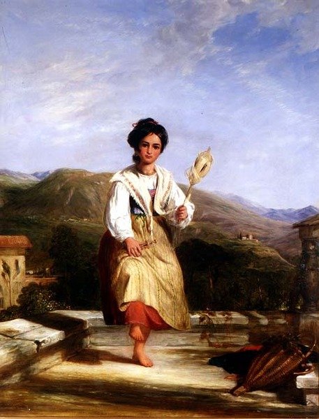 Ein Mädchen aus Sorrent von William Collins