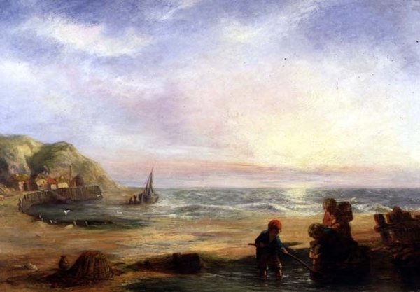 Die Garnelenfischer von William Collins