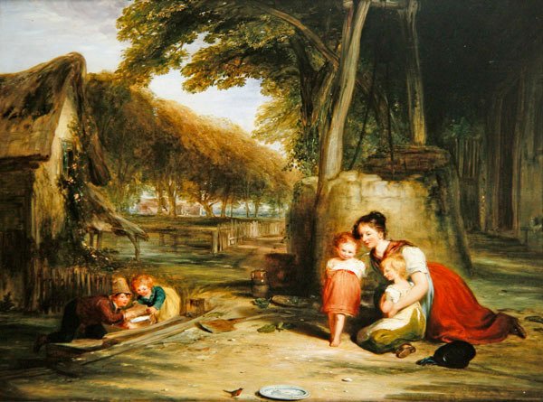 Der wagemutige Rotkehlchen von William Collins