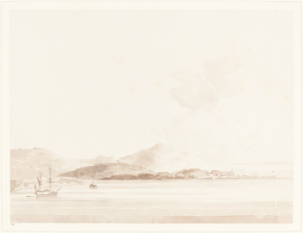 Eine Ansicht in Indien von William Daniell
