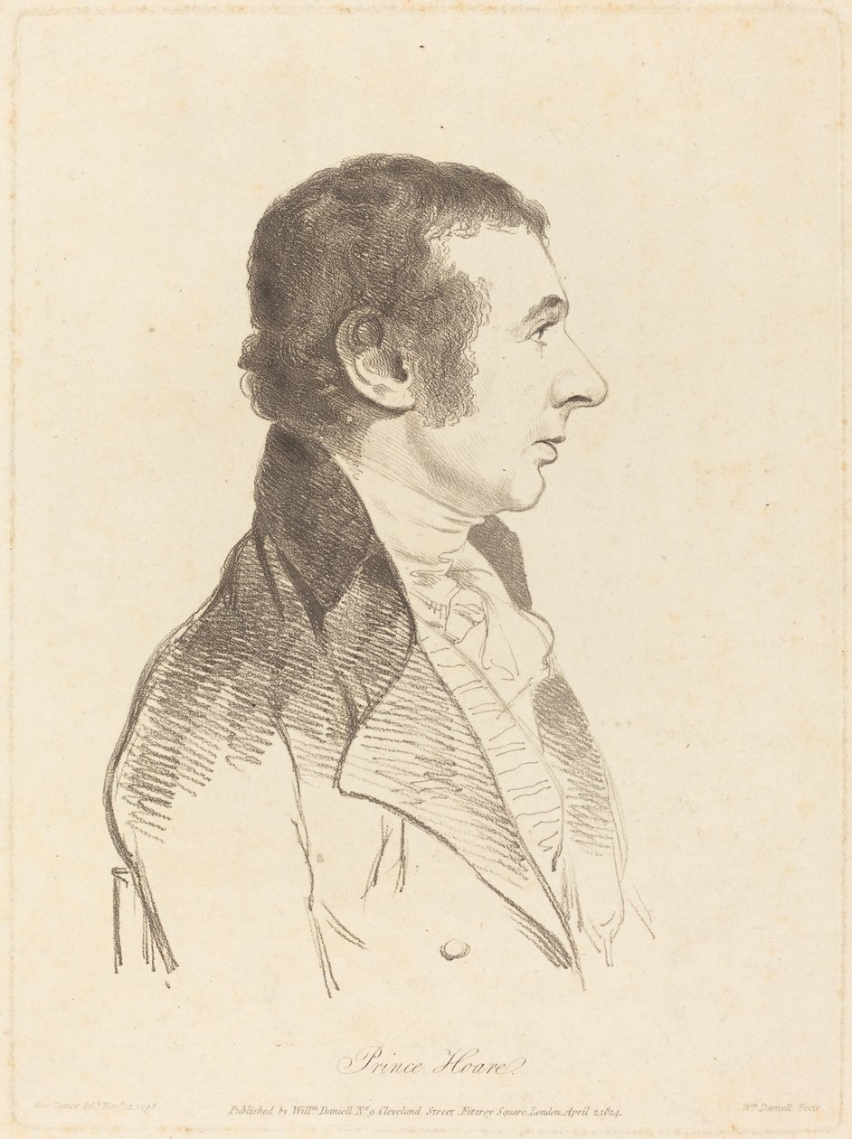 Prince Hoare von William Daniell after George Dance II