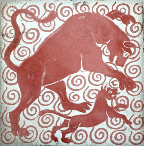 Mystische Bestien von William de Morgan