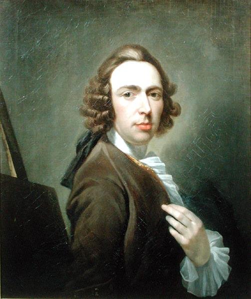 Selbstporträt, ca. 1750 von William Delacour