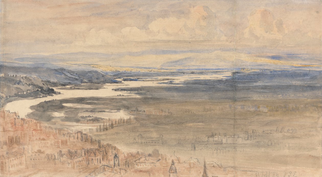 Eine Flusslandschaft von William Ellis