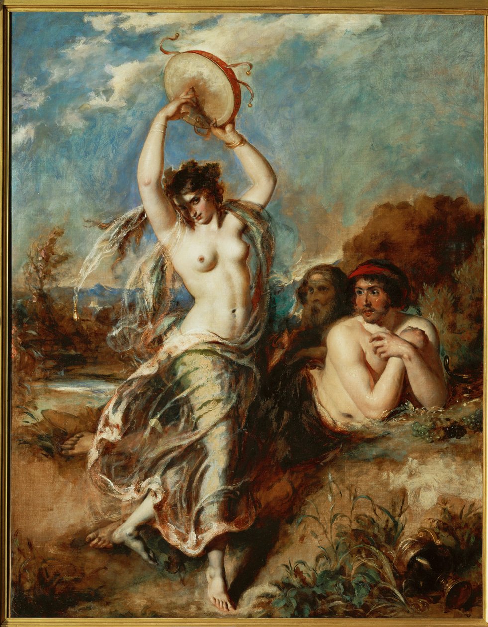 Bacchantin mit Tamburin von William Etty