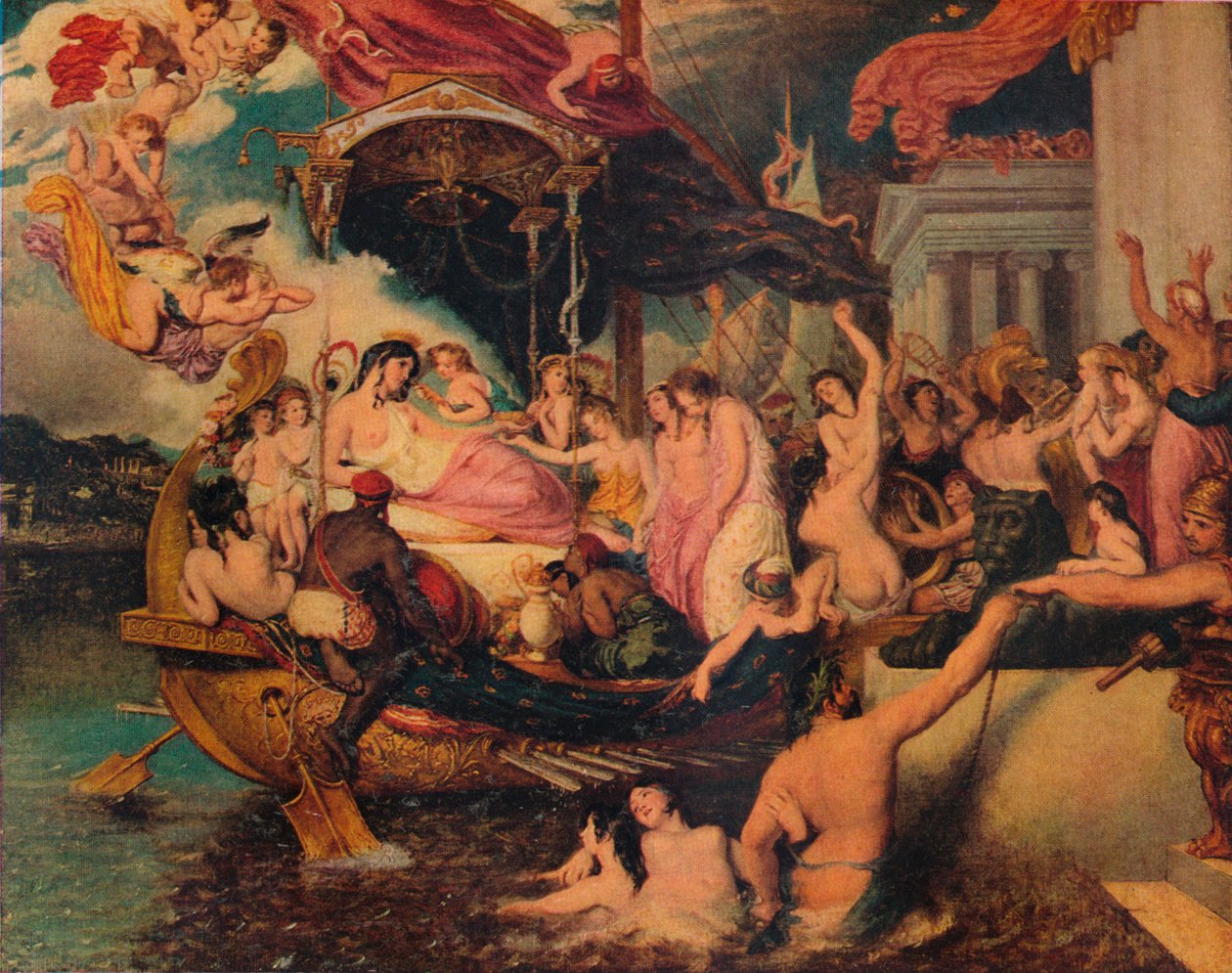 Cleopatras Ankunft in Kilikien, 1821 von William Etty