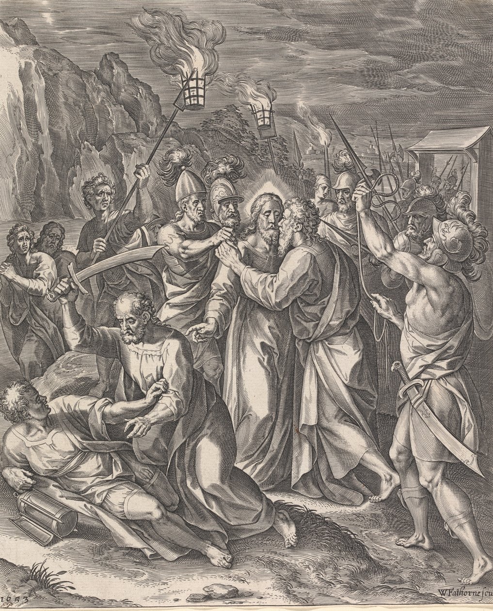 Der Verrat Christi von William Faithorne