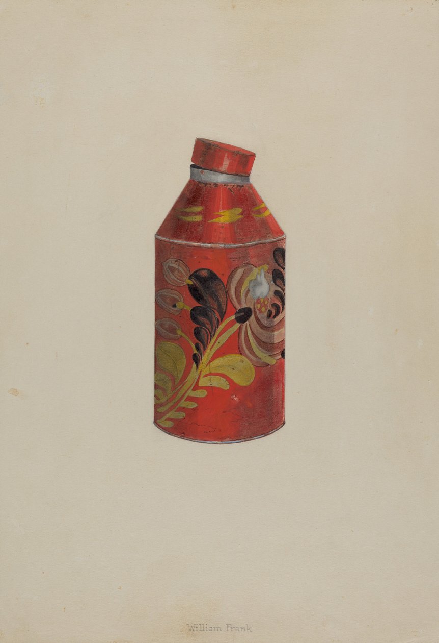 Toleware Teedose von William Frank