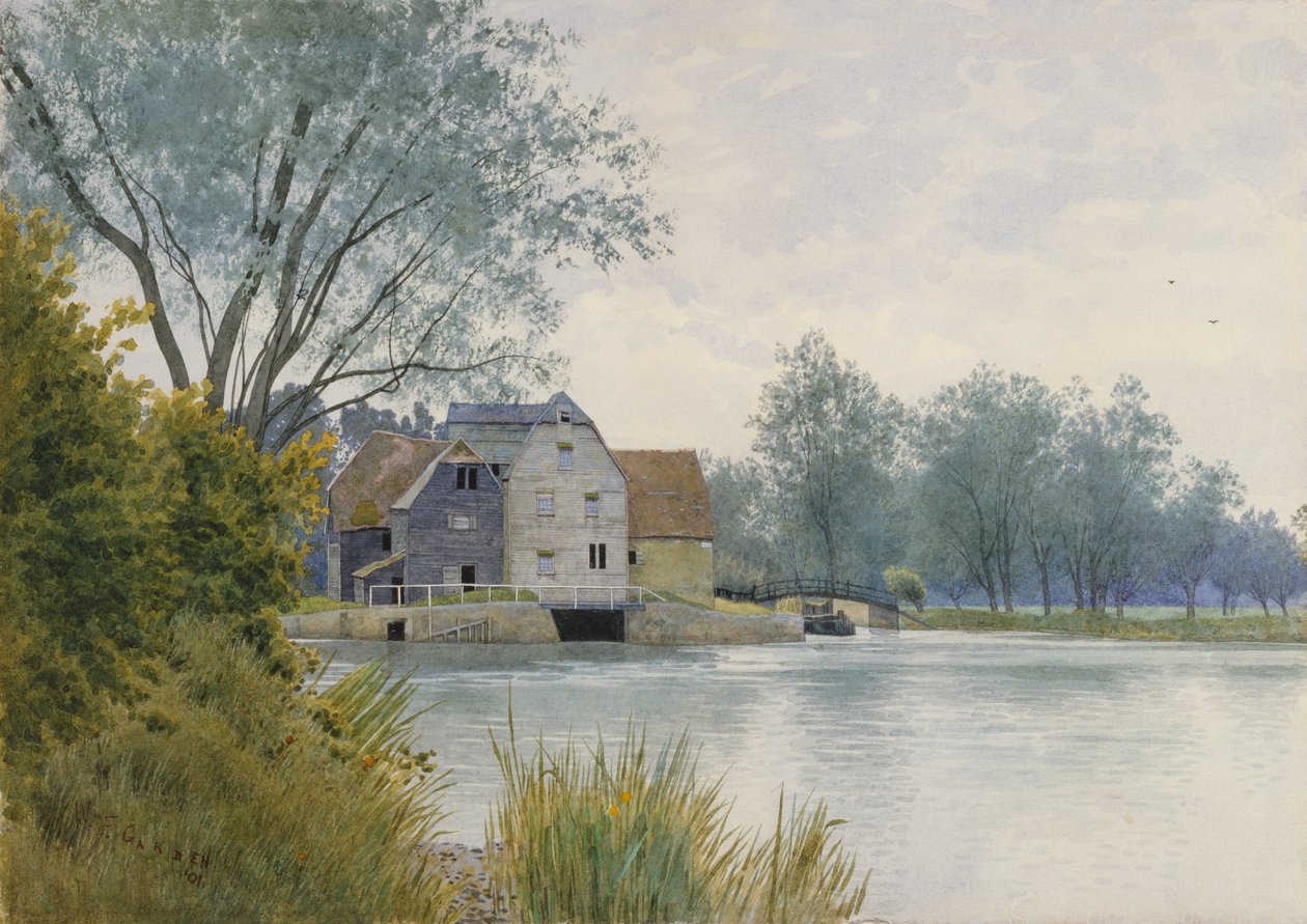 Hemingford Mill, Huntingdonshire von William Fraser Garden