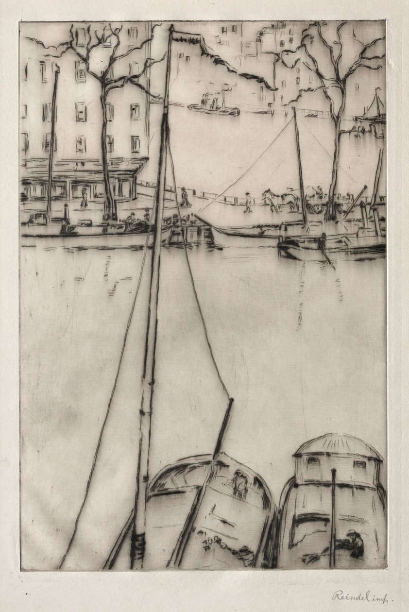 Ansicht von Rotterdam von William George Reindel