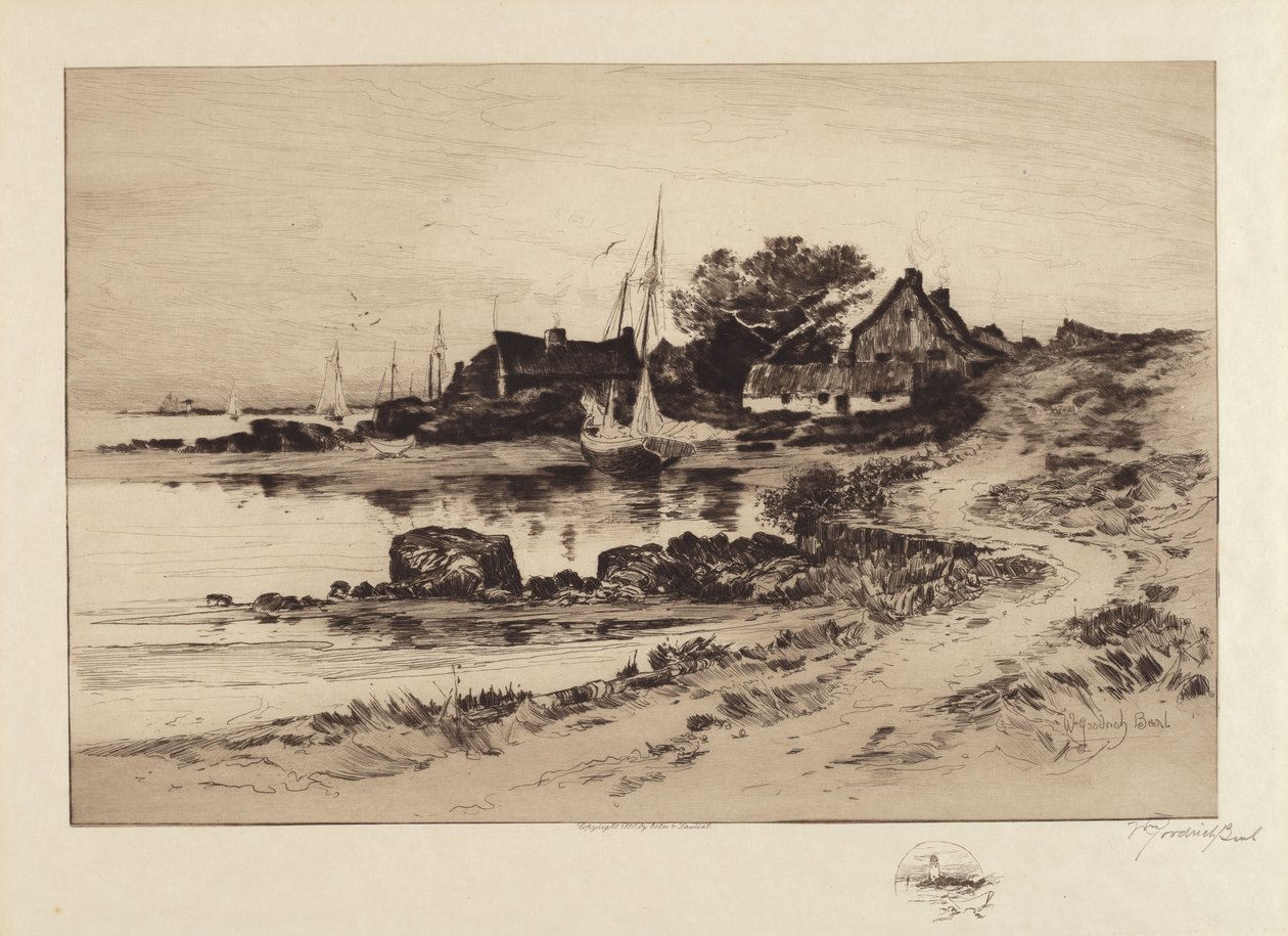 Alte Küste von Gloucester von William Goodrich Beal