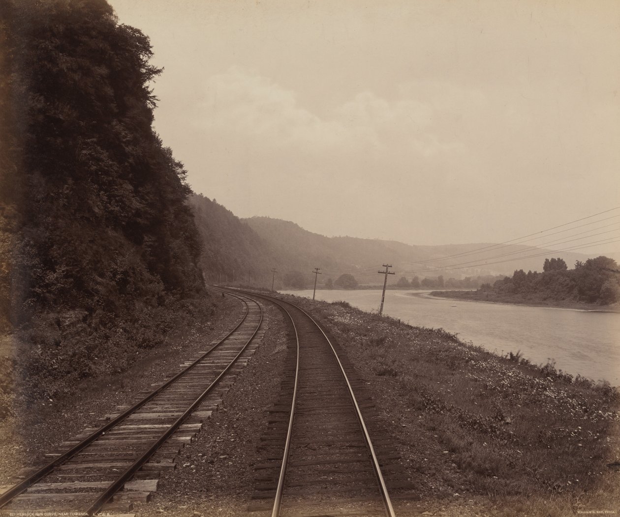 Hemlock Run Curve, in der Nähe von Towanda von William H. Rau