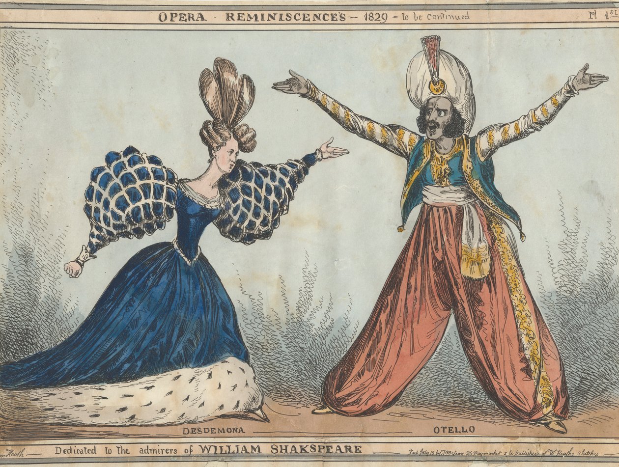 Opernerinnerungen: Desdemona und Othello von William Heath