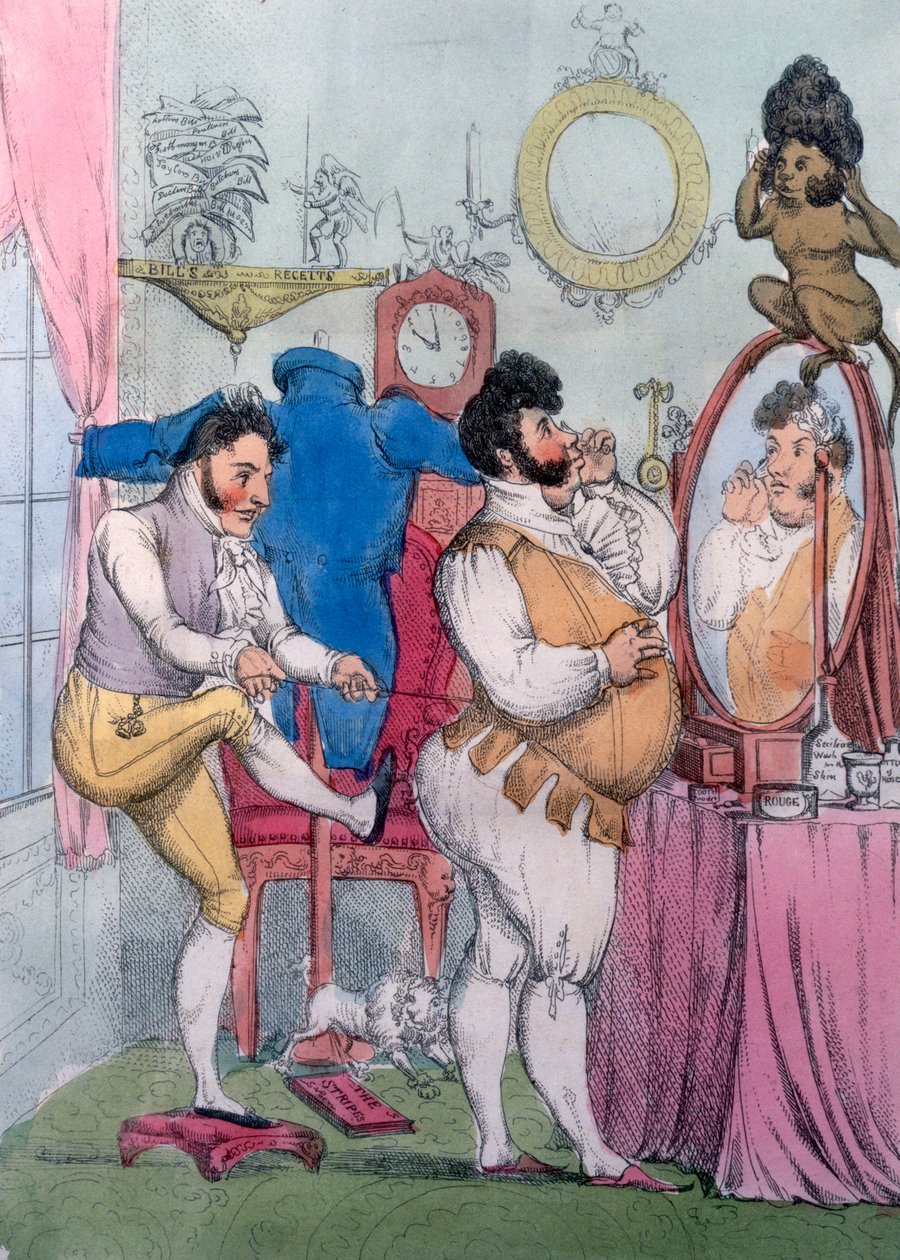 Regency a la Mode, 1812 von William Heath