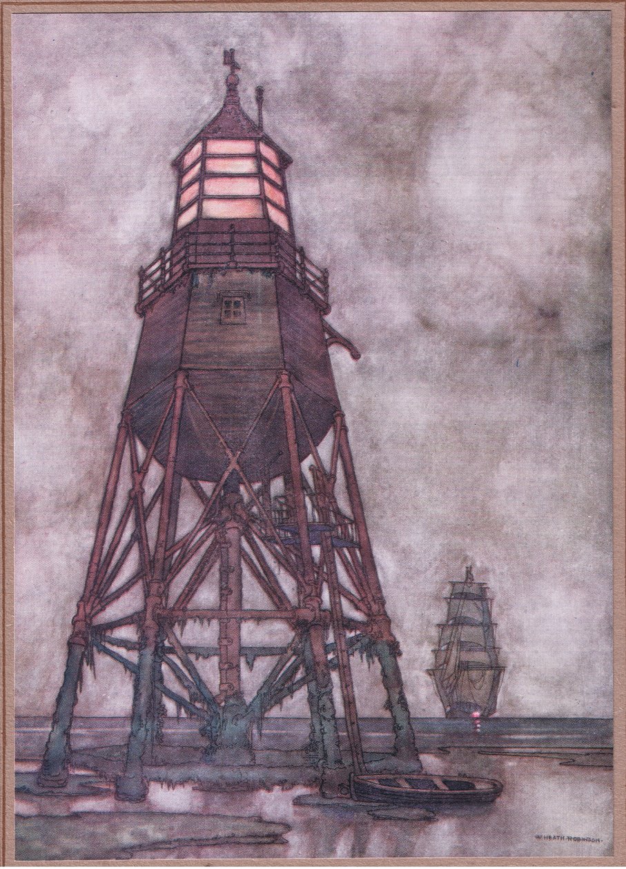 Die Küstenlichter Englands von William Heath Robinson