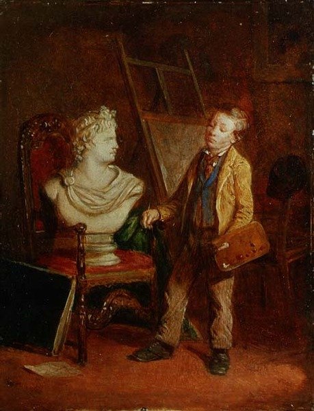 Der junge Künstler von William Hemsley