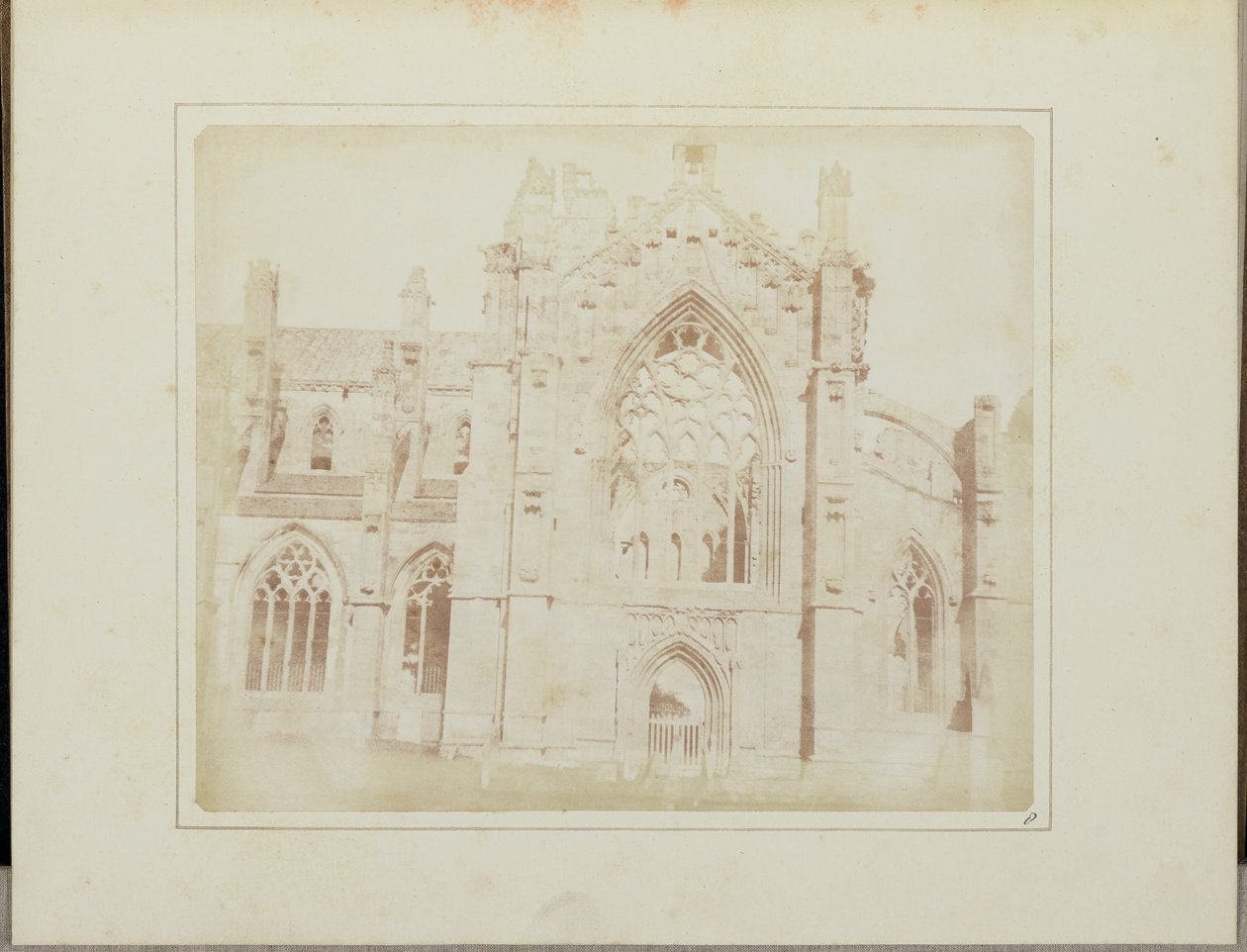 Melrose Abbey von William Henry Fox Talbot
