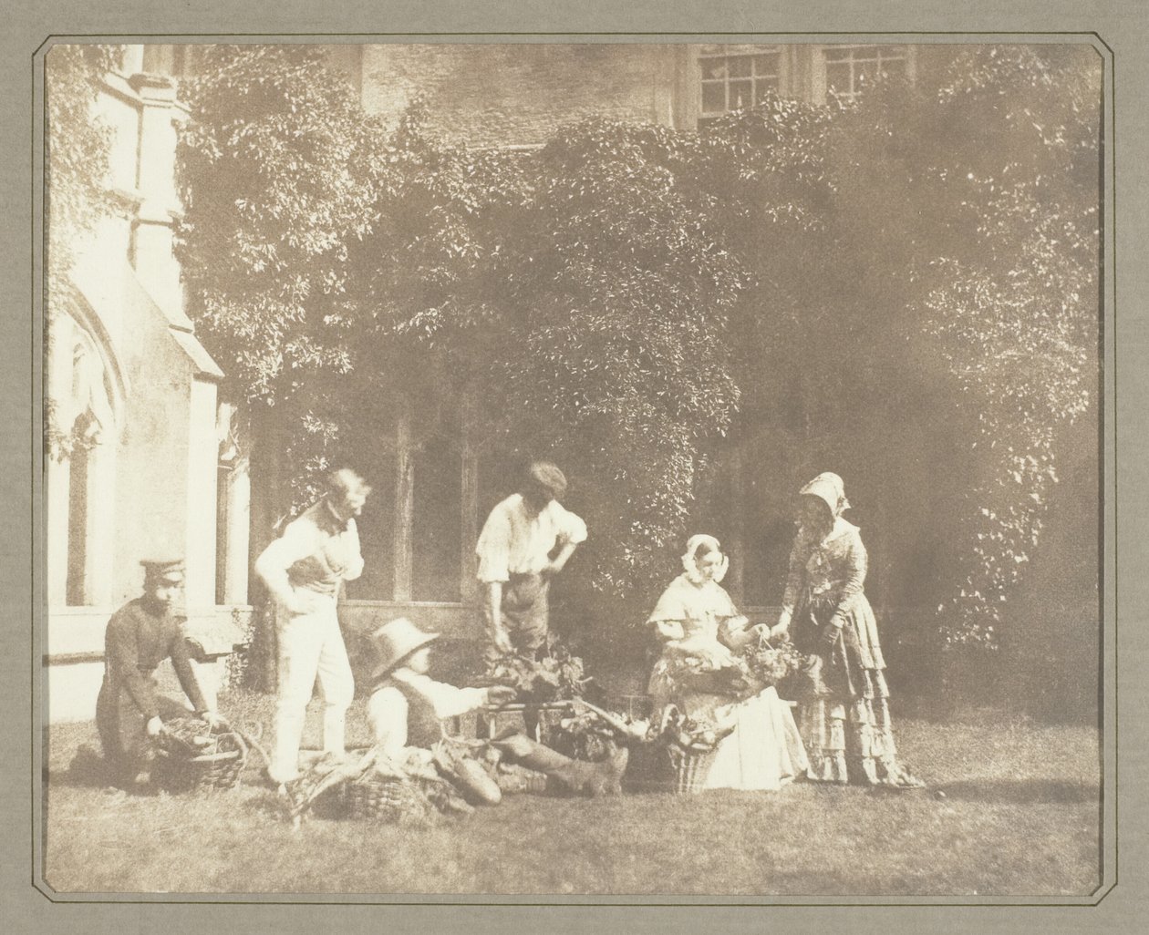 Die Obstverkäufer von William Henry Fox Talbot