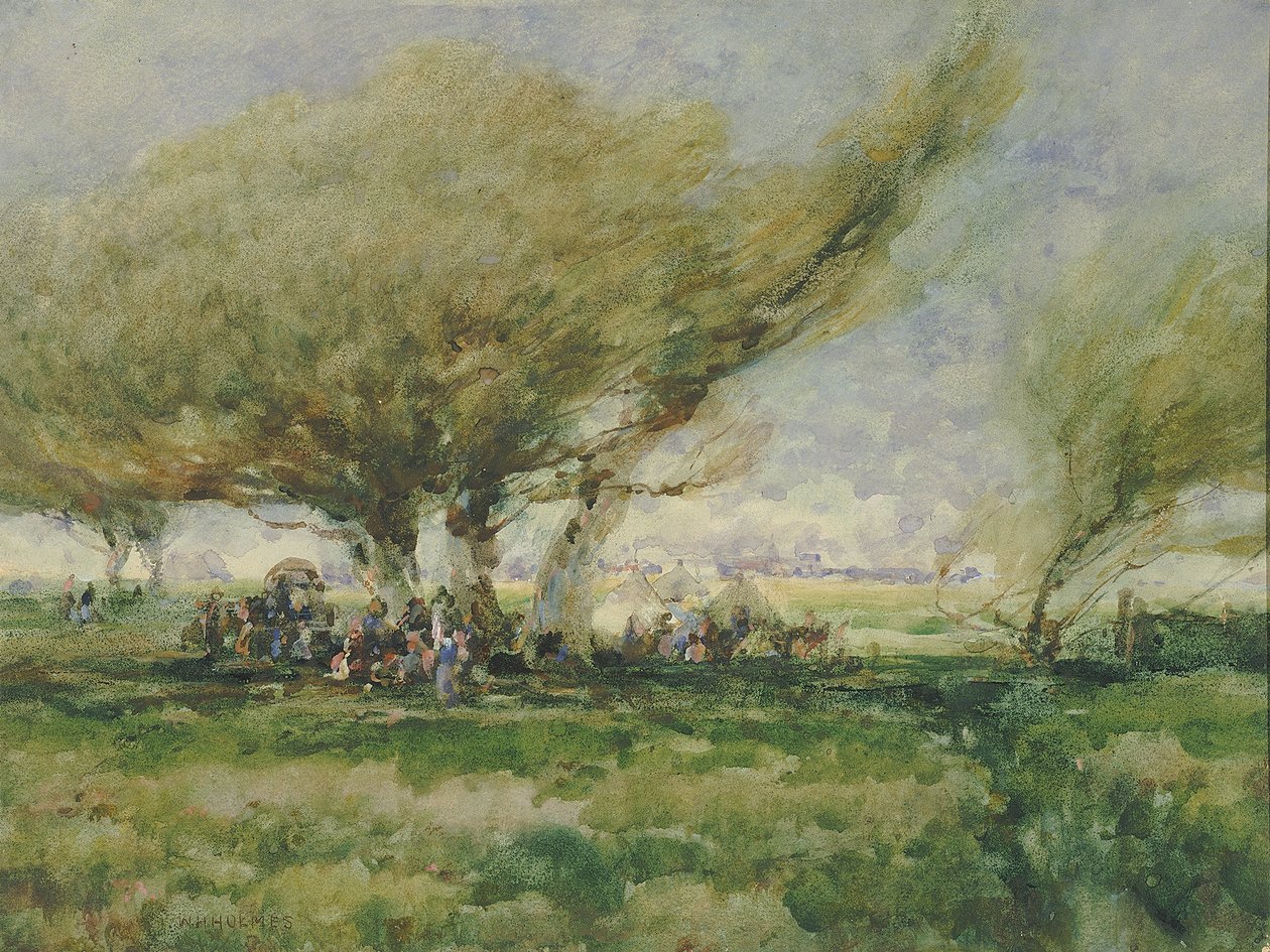Ein Zigeunerlager, n.d. von William Henry Holmes