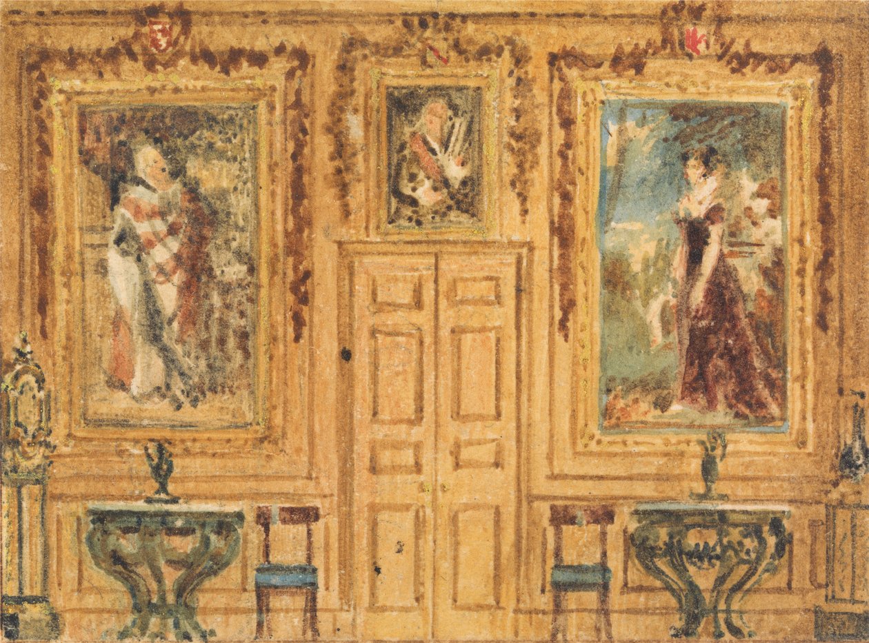 Innenraum eines Zimmers von William Henry Hunt