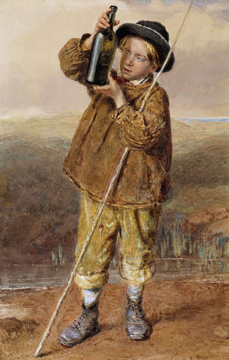 Der junge Angler von William Henry Hunt