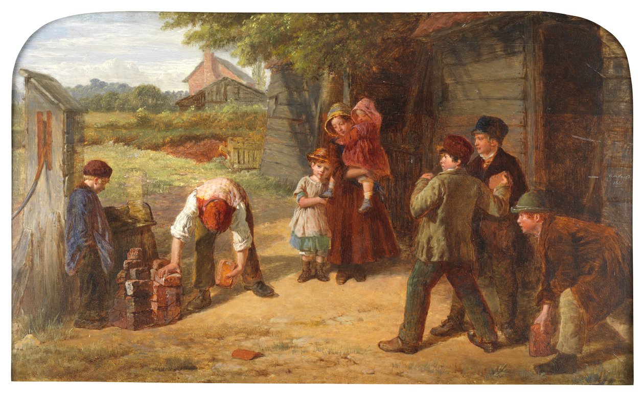 Das Dorffest, 1860 von William Henry Knight