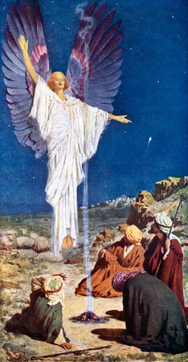 Das erste Weihnachtslied, 1926 von William Henry Margetson