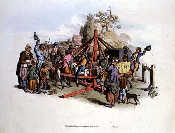 Das Karussell von William Henry Pyne