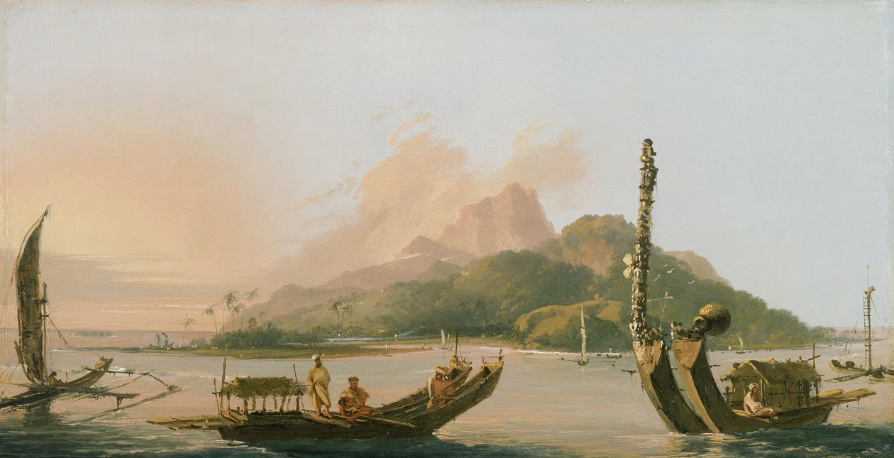Tahiti: Südostkurs 1773 von William Hodges