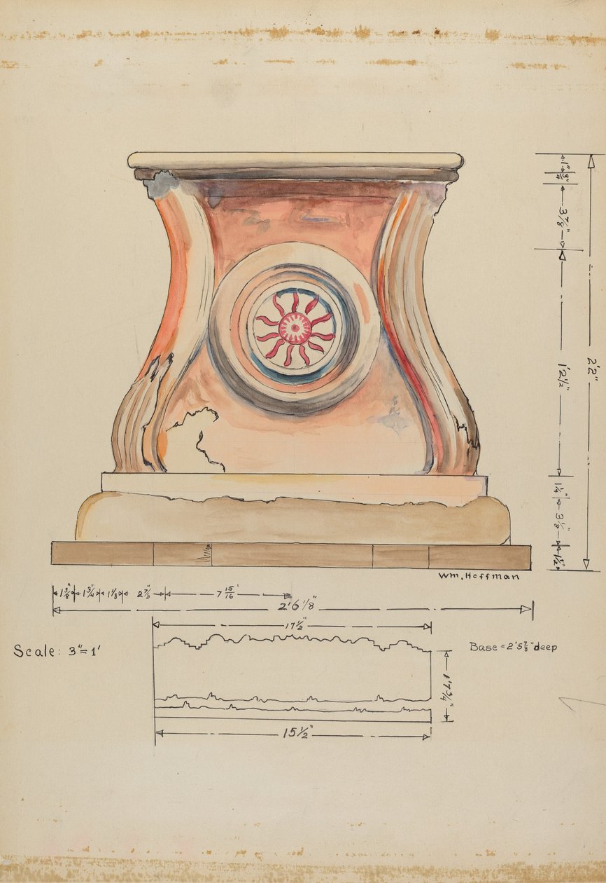 Taufbecken von William Hoffman