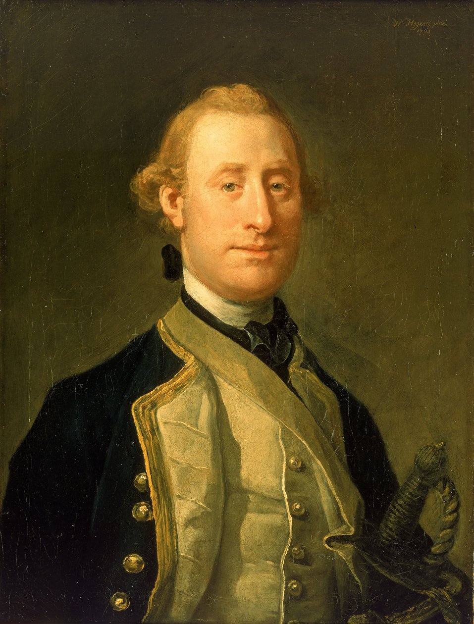 Kapitän Sir Alexander Schomberg (1720-1804) von William Hogarth
