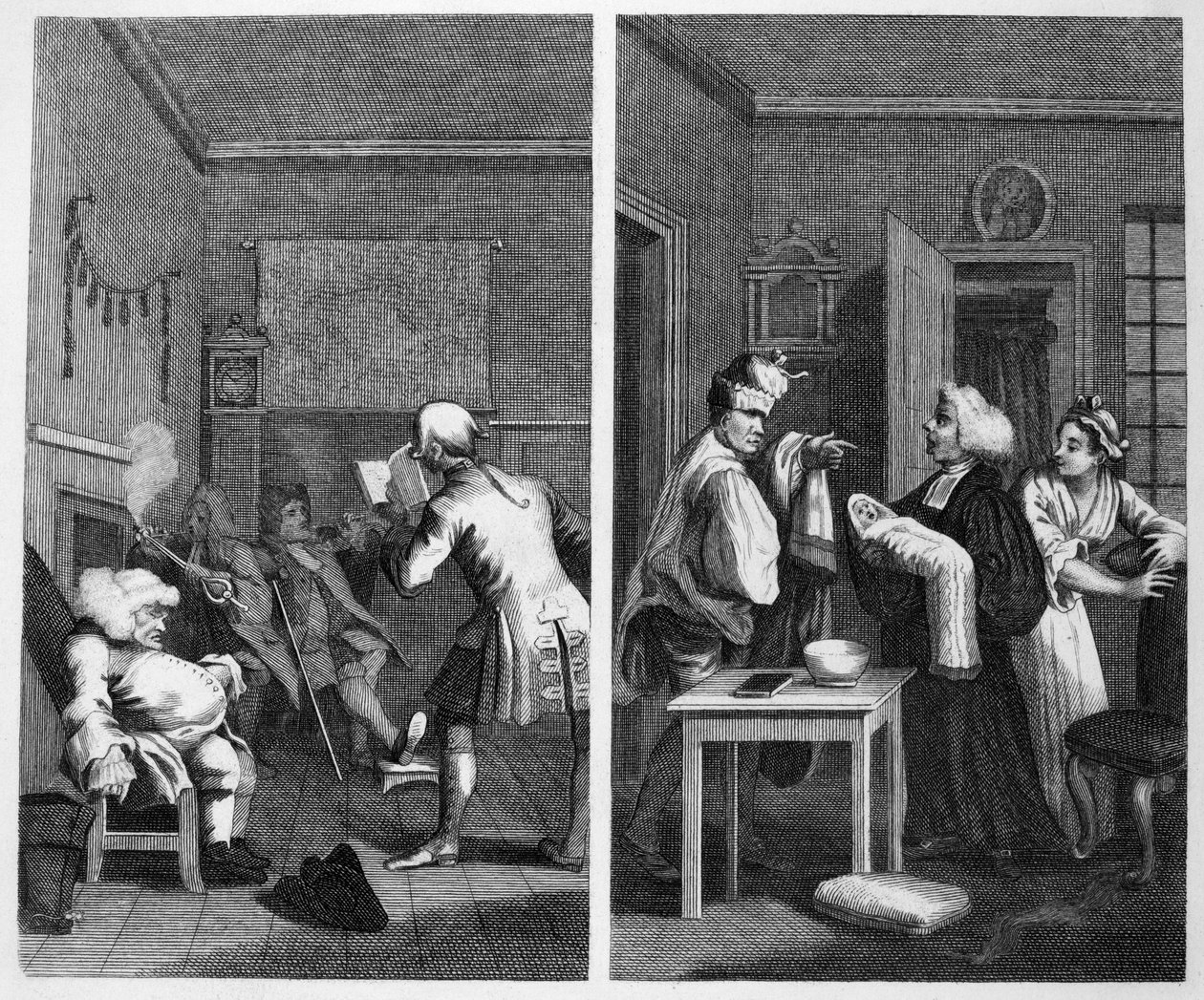 Frontispiz zu Tristram Shandy von William Hogarth