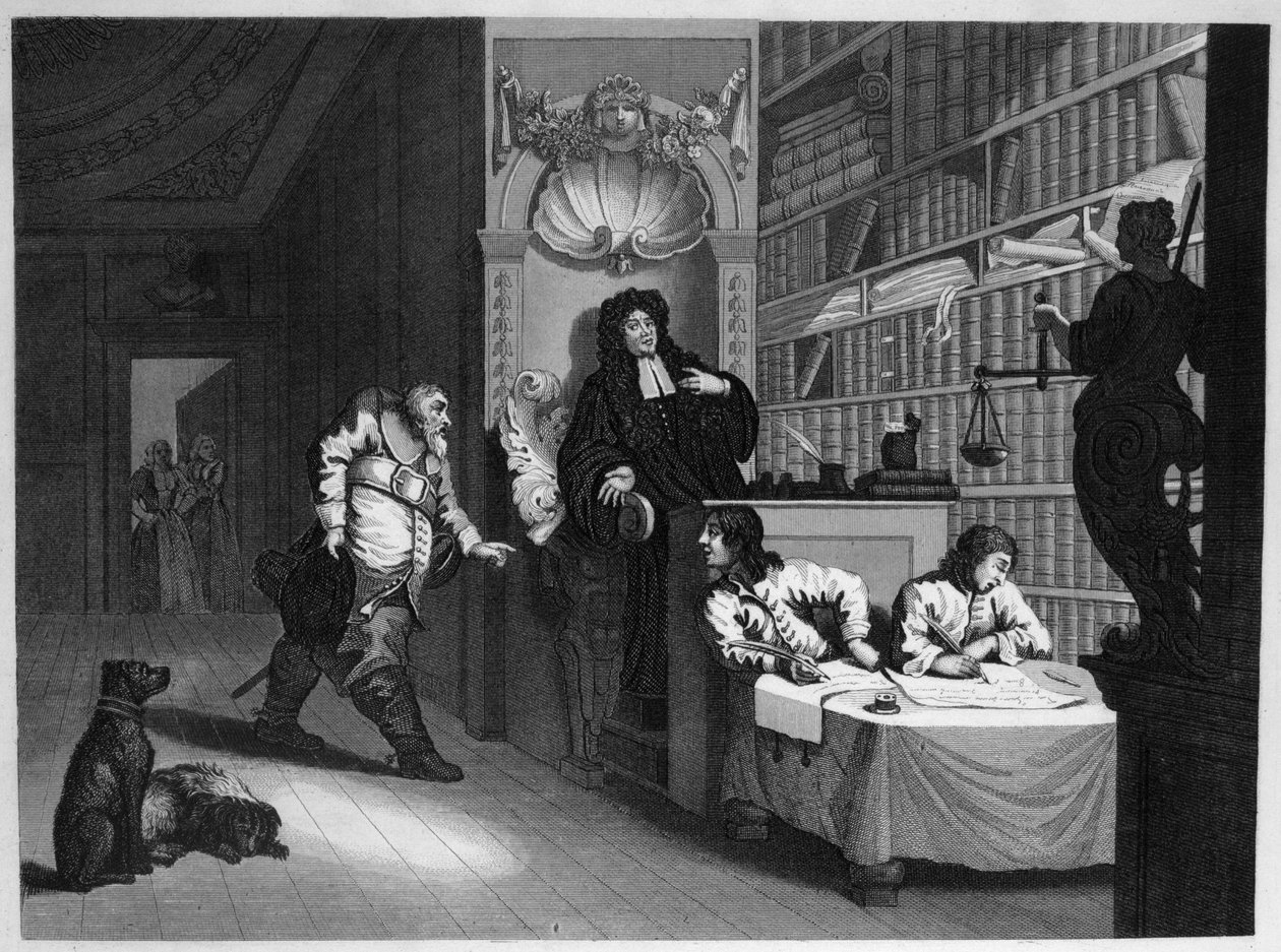 Hudibras und der Anwalt von William Hogarth