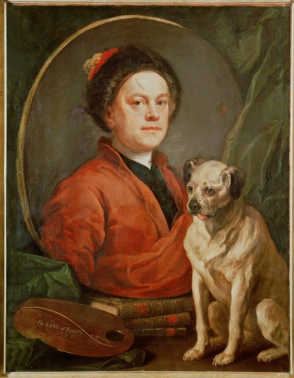 Selbstbildnis von William Hogarth