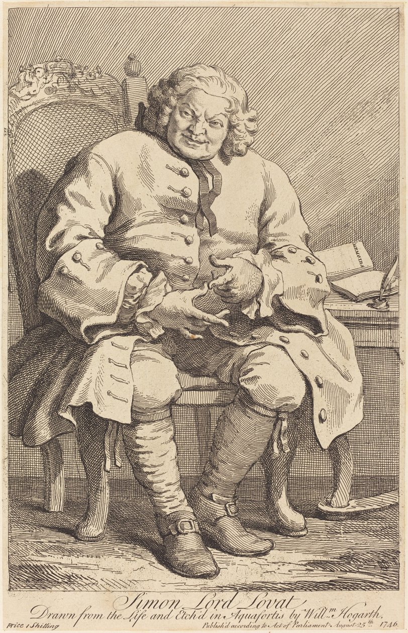 Simon Lord Lovat von William Hogarth