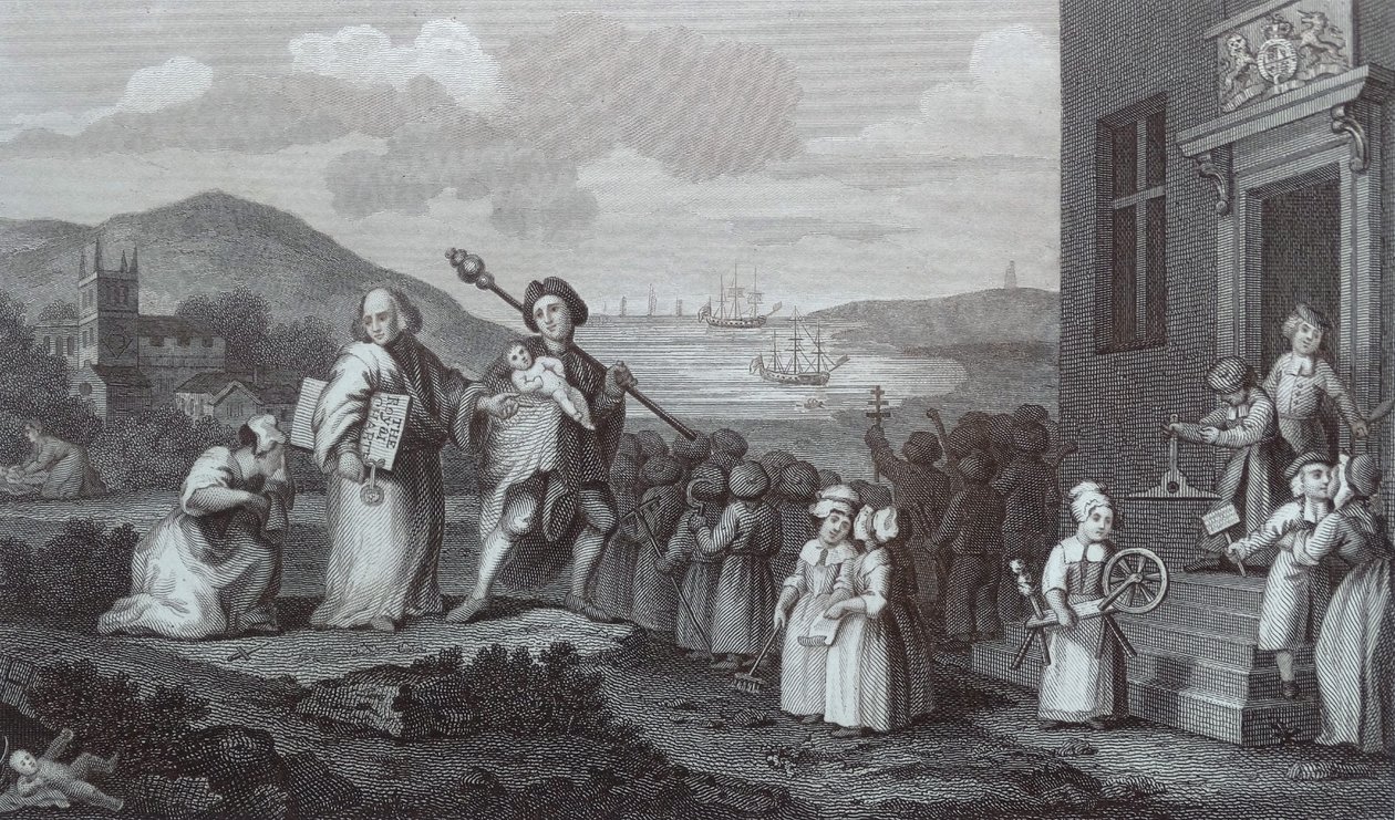 Die Findelkinder von William Hogarth