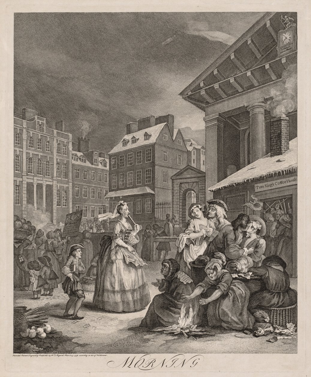 Die vier Tageszeiten: Morgen von William Hogarth