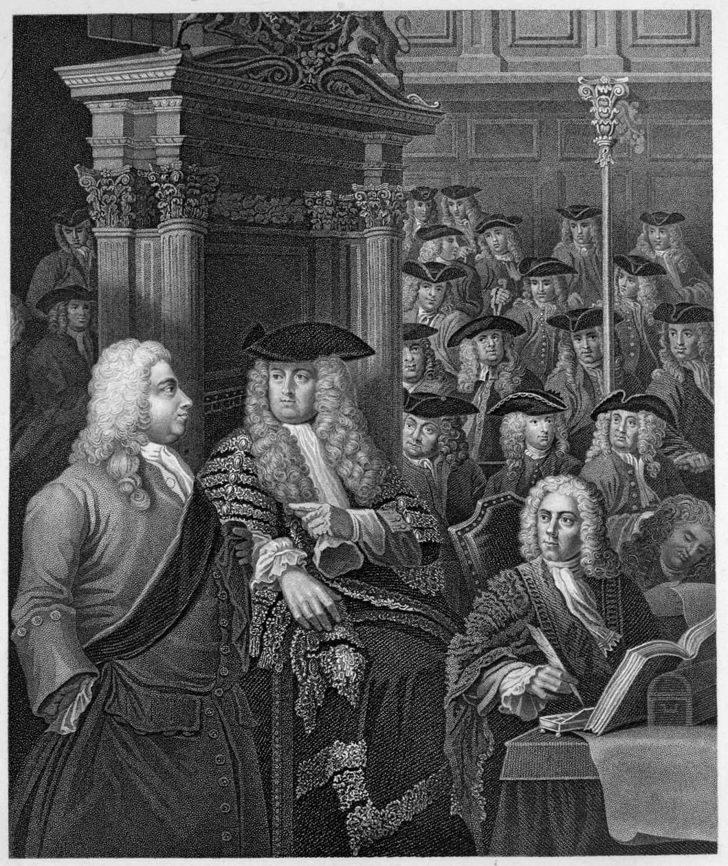 Das Unterhaus von William Hogarth