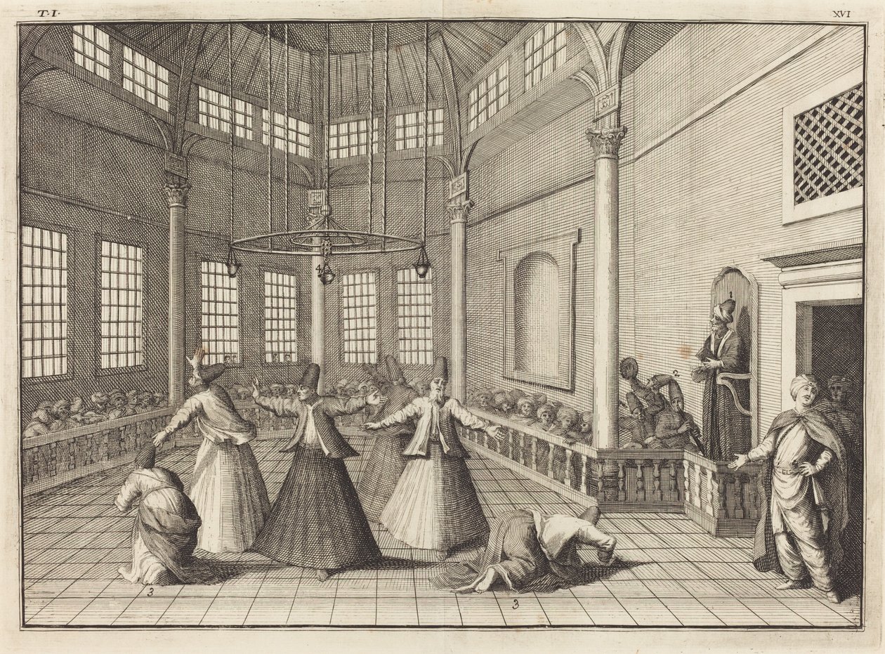 Das Innere einer Moschee von William Hogarth
