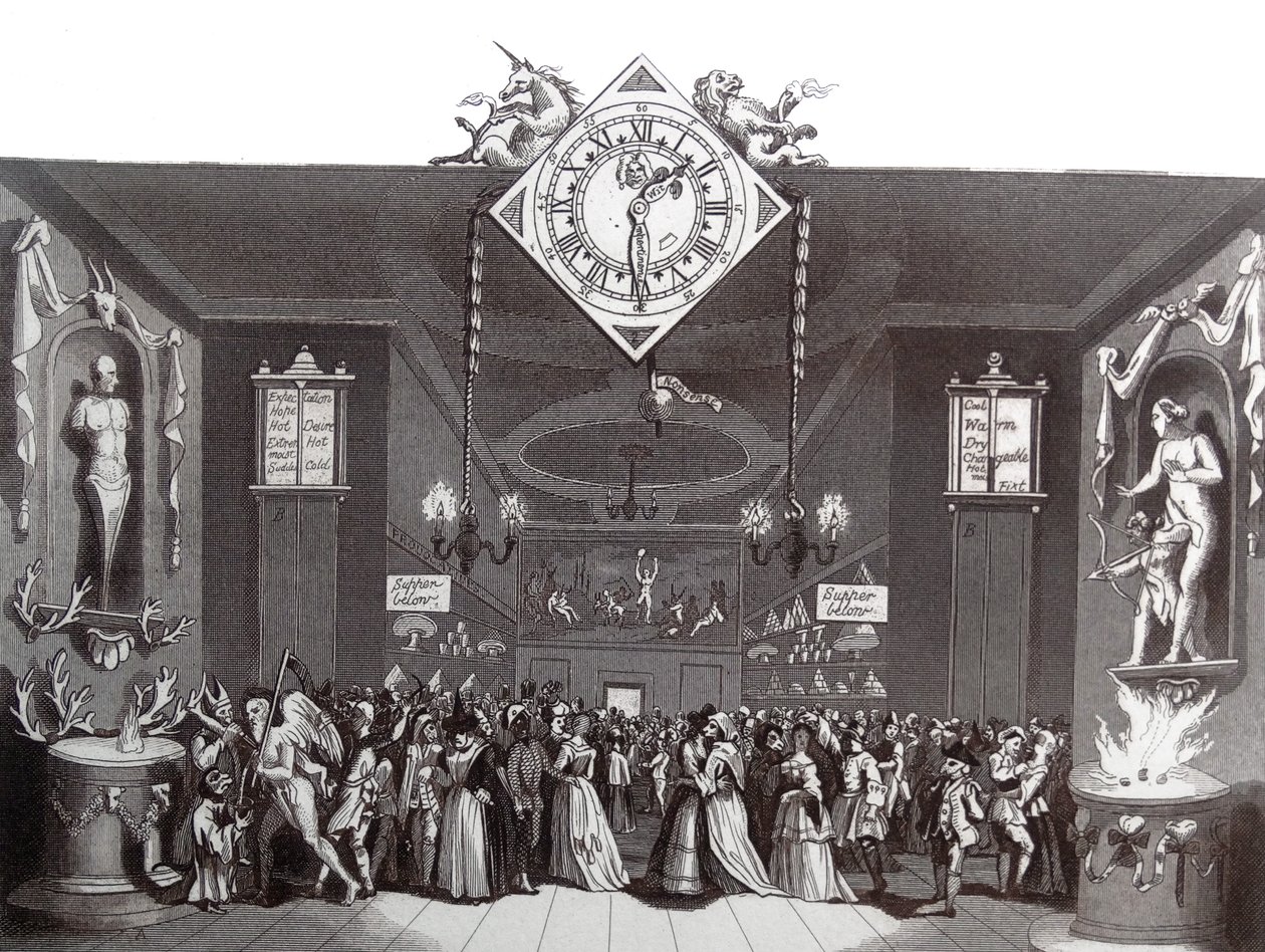 Das Maskenball-Ticket von William Hogarth
