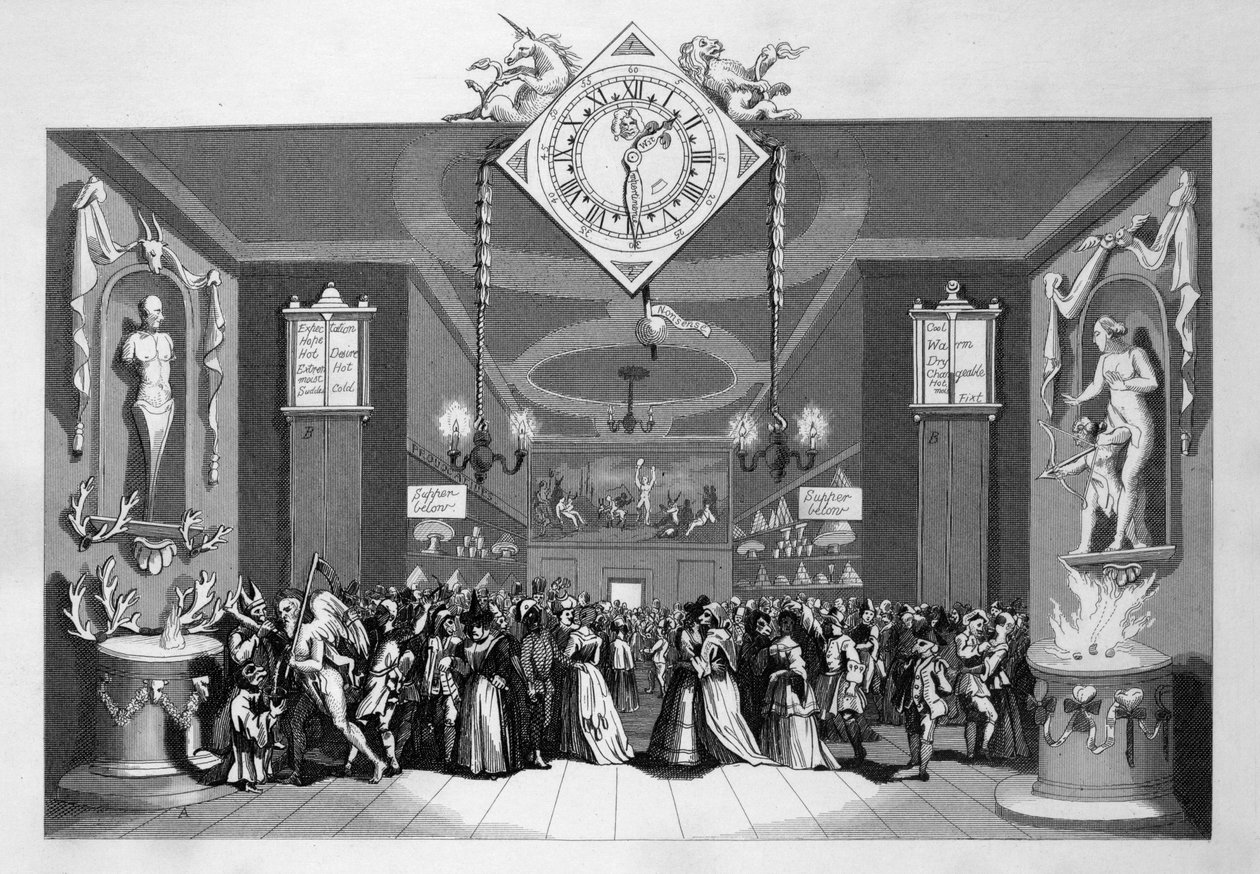 Das Maskenballticket von William Hogarth