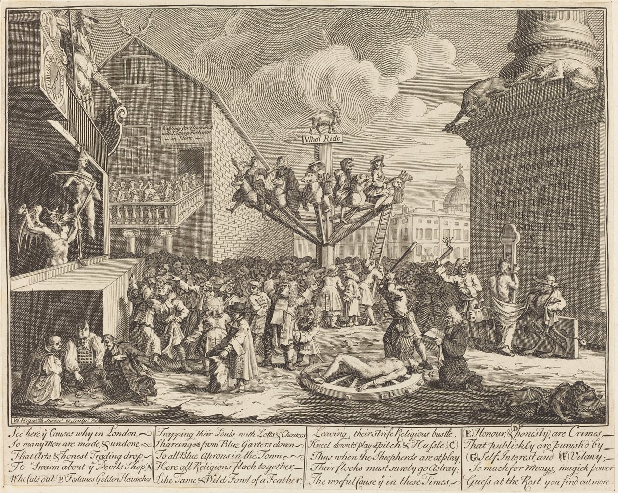 Das Südsee-Schema von William Hogarth