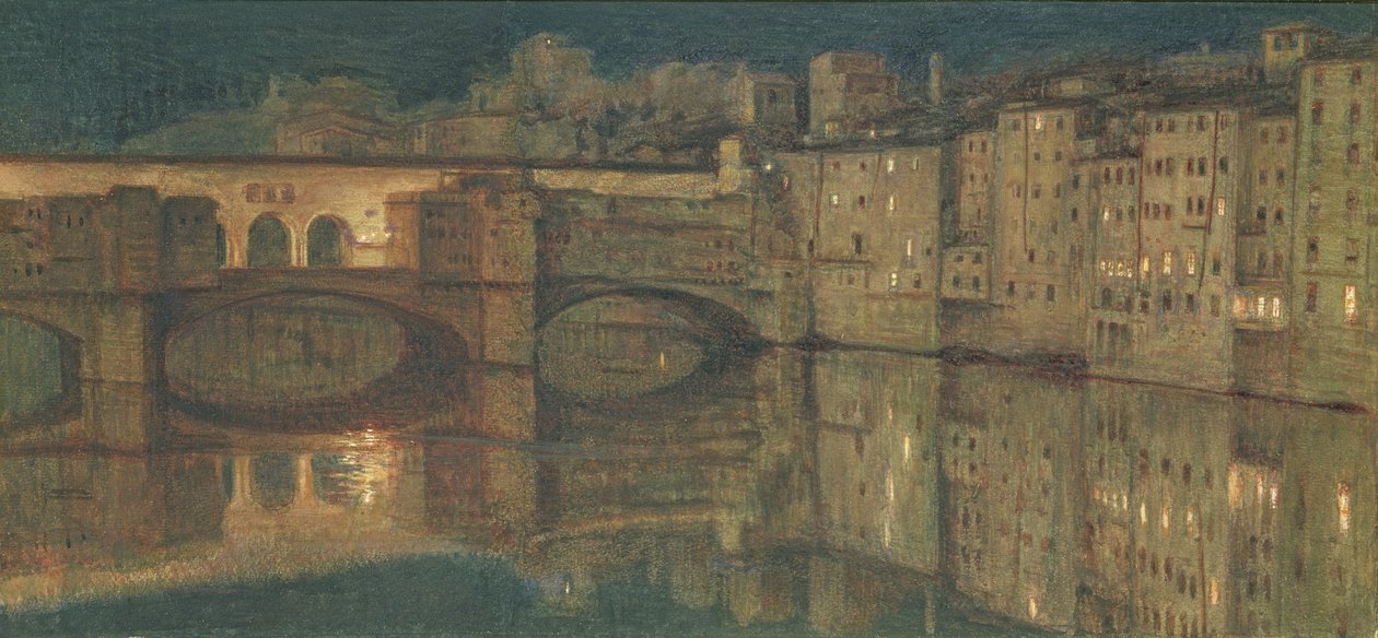 Ponte Vecchio, Florenz von William Holman Hunt