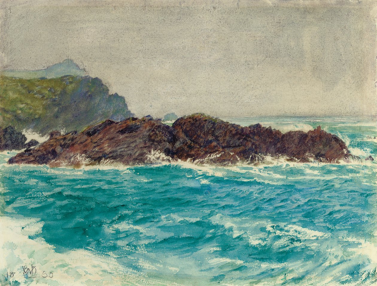 Die Küste von Cornwall von William Holman Hunt
