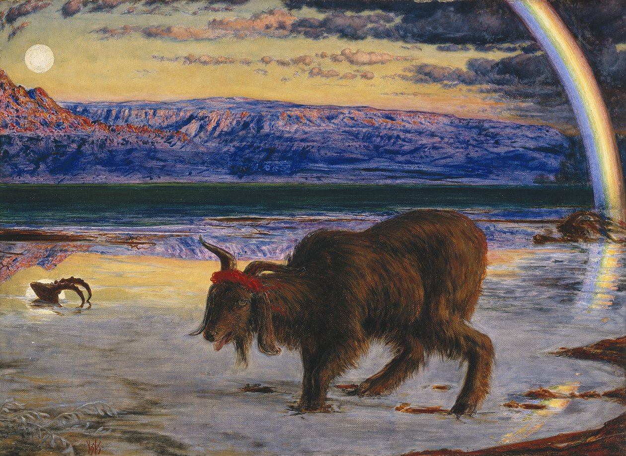 Der Sündenbock von William Holman Hunt
