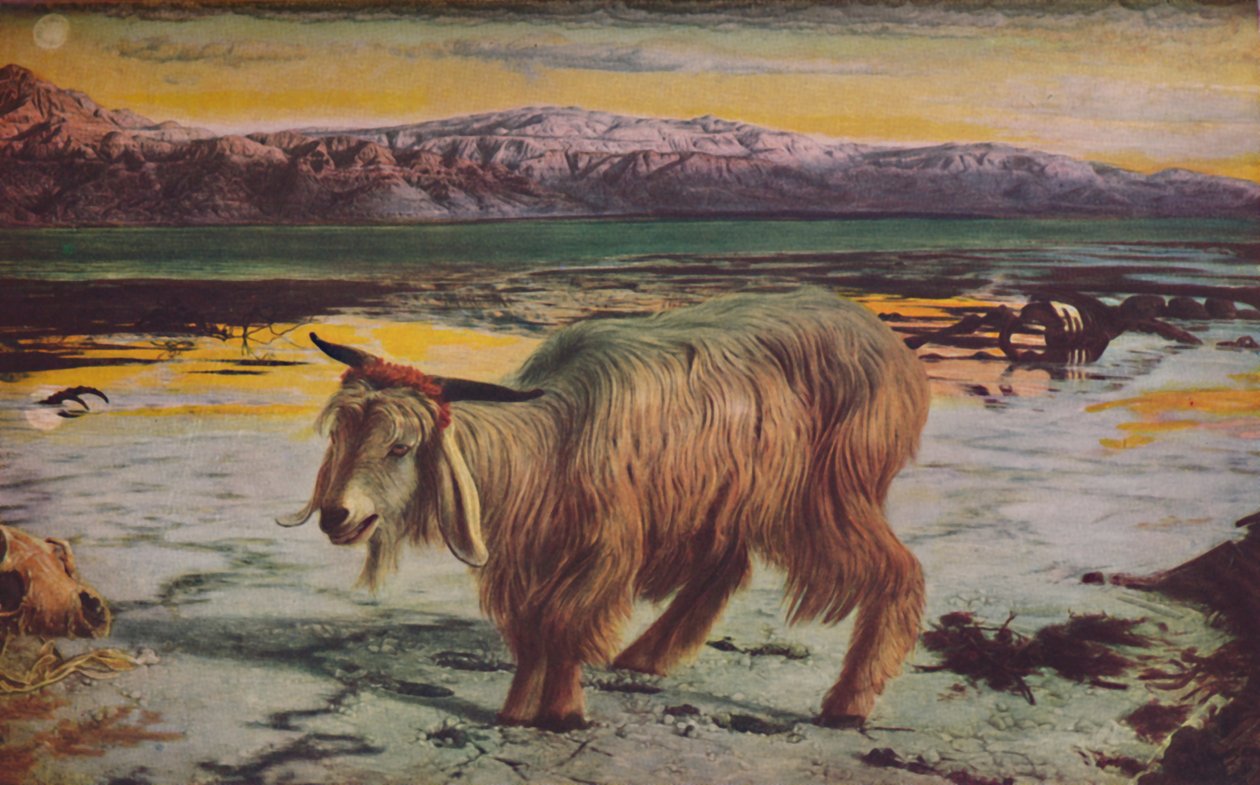Der Sündenbock, 1856, ca. 1950 von William Holman Hunt