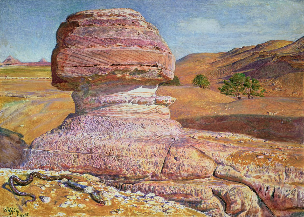 Die Sphinx von Gizeh, 1854 von William Holman Hunt