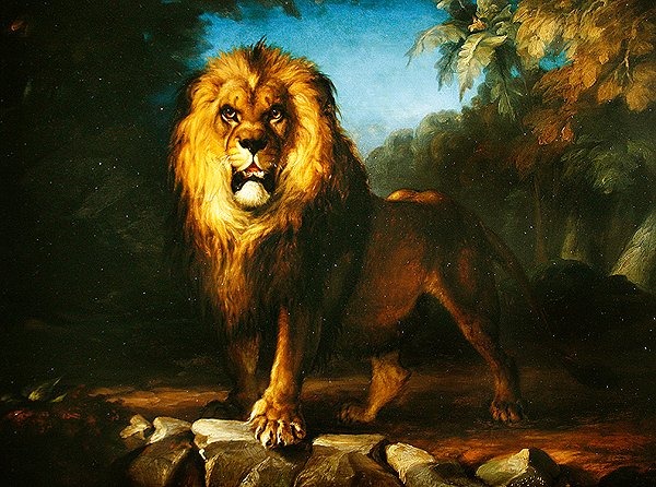 Löwe von William Huggins