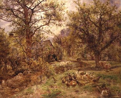 Die alte Wassermühle von William Huggins